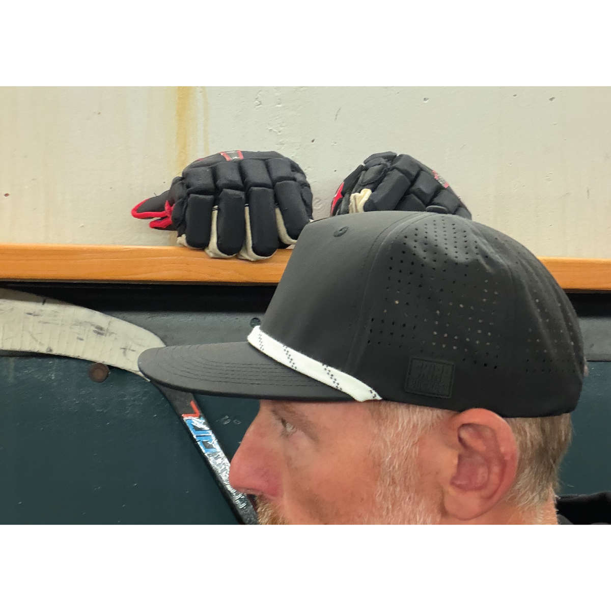 Custom Name & Number Chirp Bucket Hat — Hockey Lace Performance Hat