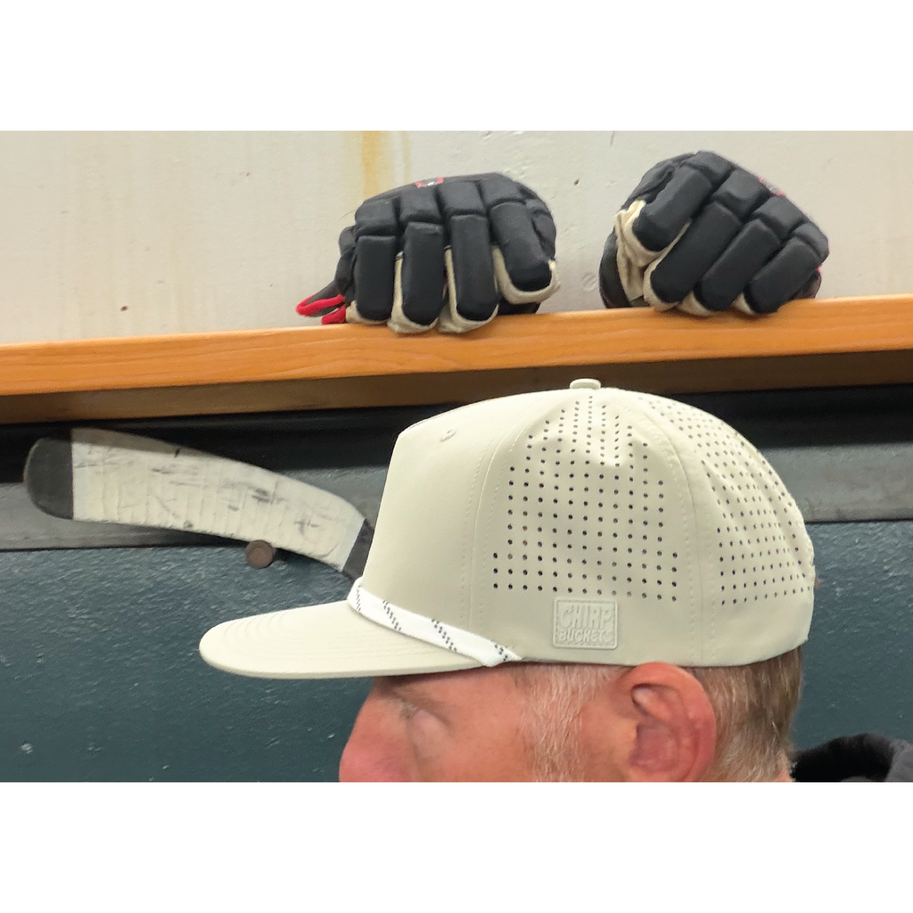 Custom Name & Number Chirp Bucket Hat — Hockey Lace Performance Hat