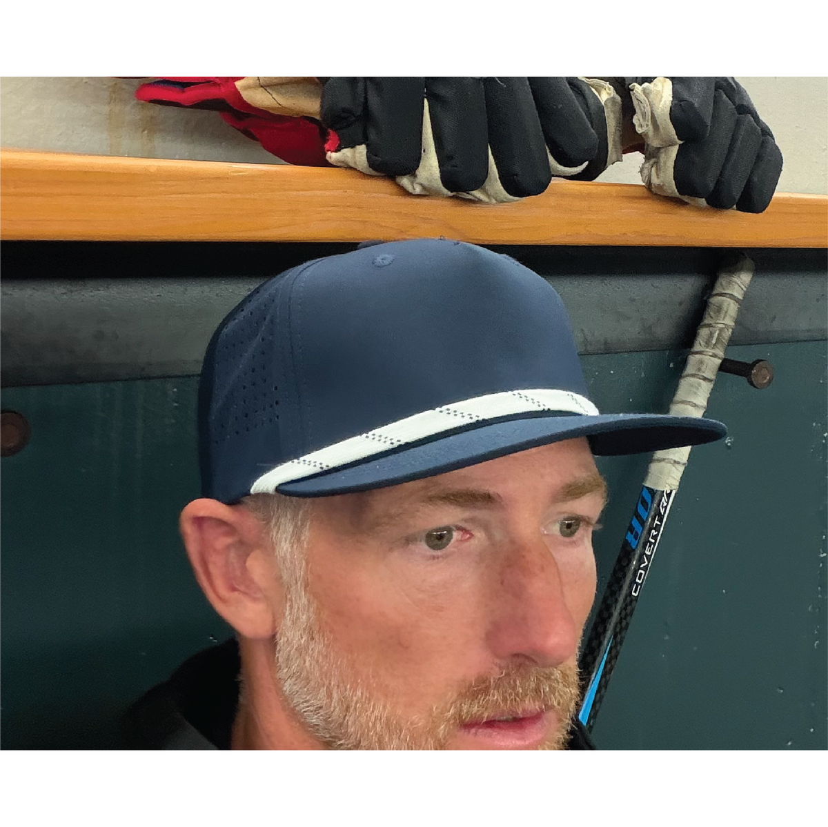 Custom Name & Number Chirp Bucket Hat — Hockey Lace Performance Hat